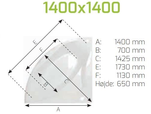 Danline Elegance - Sommerhus Spabad - Hjrnespa - 2 strrelser