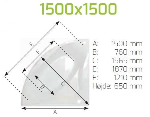 Danline Elegance - Sommerhus Spabad - Hjrnespa - 2 strrelser