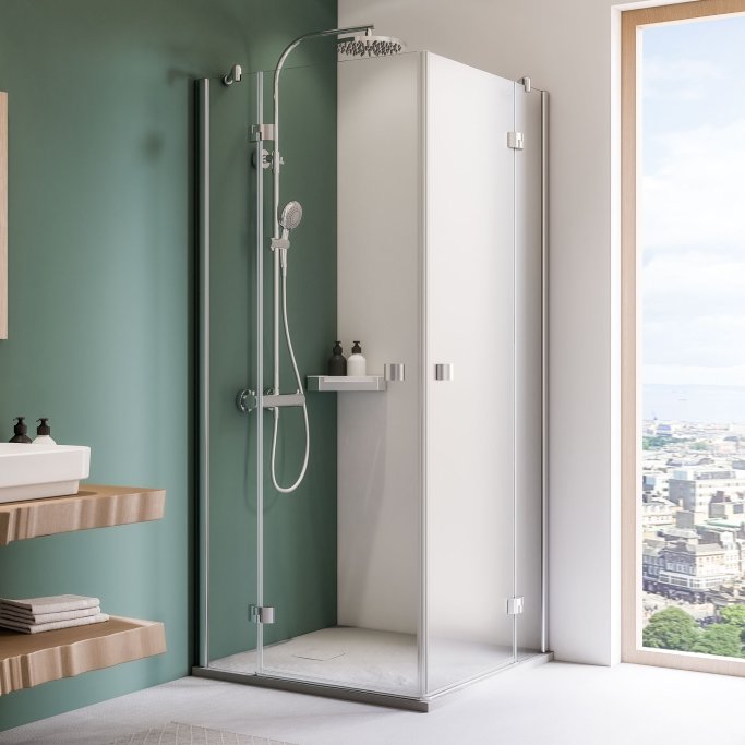 BREUER - ESPIRA Firkantet brusehjrne - Mange varianter