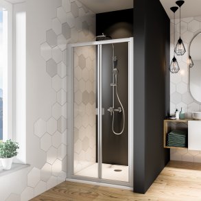 BREUER - Fara 4 - Foldedør til Niche - Klart Glas