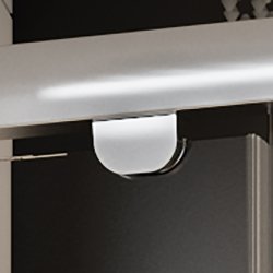 BREUER - FARA 6 Firkantet brusehjrne - Skydedre