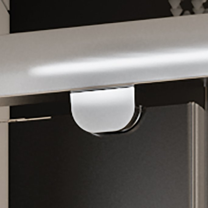 BREUER - FARA 6 Firkantet brusehjrne - Skydedre