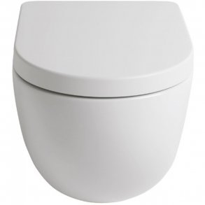File V�gh�ngt toilet - Rimless - Mat hvid 
