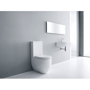 Flo gulvtoilet m. cisterne - smal model