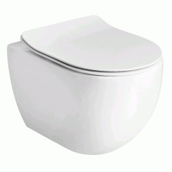 Glomp Mini rimless - Vghngt toilet  - Blank Hvid