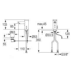 Conti L10 - Berringsfrit hndvaskarmatur - Flere farver