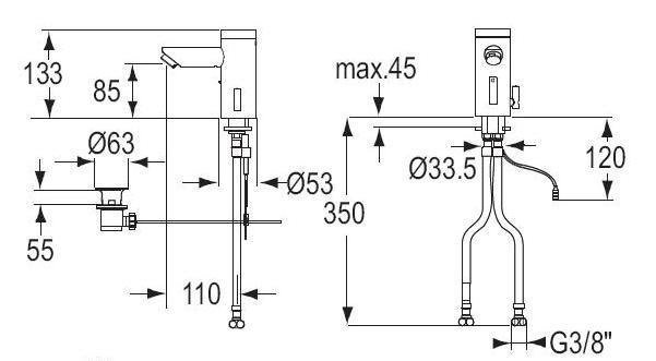 Conti L10 - Berringsfrit hndvaskarmatur - Flere farver