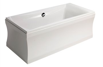 Lotte rektangulrt badekar, 2 strrelser