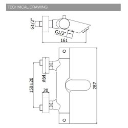 Paffoni Light Exclusive - Badekararmatur m. tud og hndbruser - Flere varianter