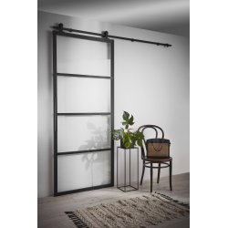 Square Skyded�r med alu sprosser- inkl. skinne - flere varianter