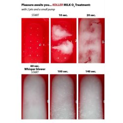 Verona spabad med MILK Oxygen behandlings system -180x80 cm