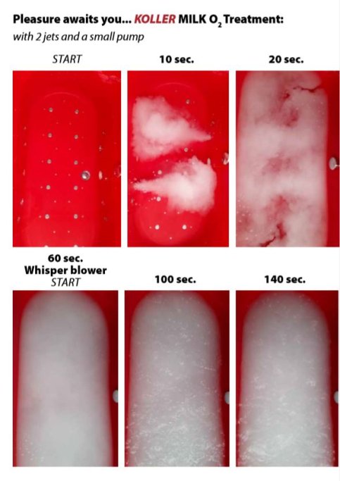 Verona spabad med MILK Oxygen behandlings system -180x80 cm