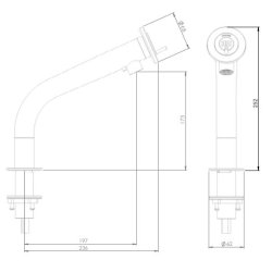 Miscea Kitchen Kkkenarmatur m. opvaskemiddel og desinfektion - m. poser