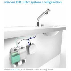 Miscea Kitchen Kkkenarmatur m. opvaskemiddel og desinfektion - m. poser