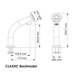 Miscea Classic Armatur m. sbe og desinfektion - m. flasker
