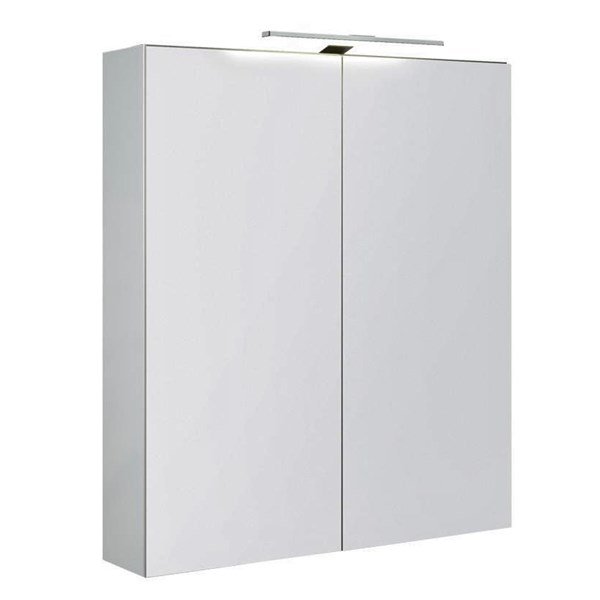 Strmberg 60 cm spejlskab - LED Top- og underbelysning