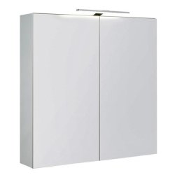 Strmberg 80 cm spejlskab - LED Top- og underbelysning