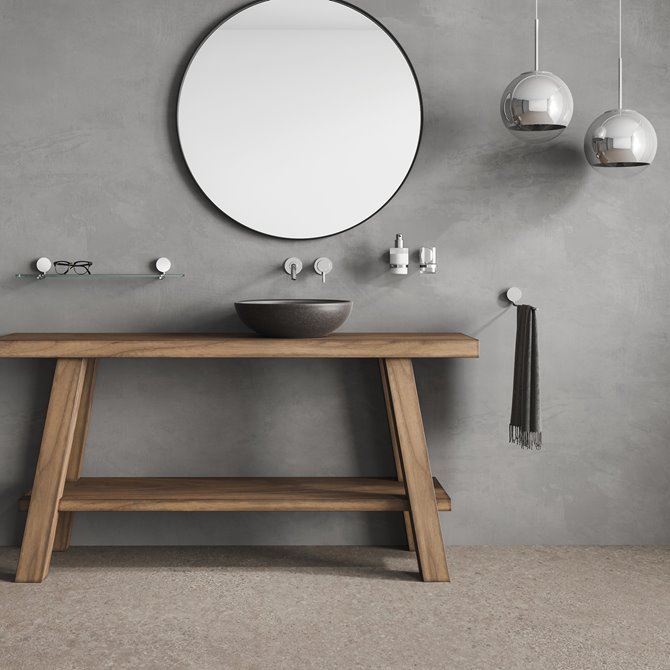 Geesa Opal  - Sbedispenser - Vghngt - Krom Metal