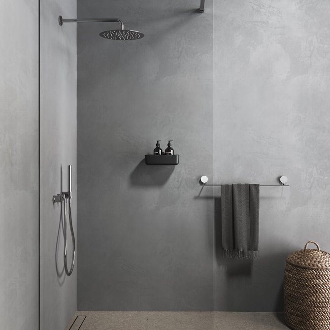 Geesa Opal  - Hndkldestang  60 cm - Krom Metal