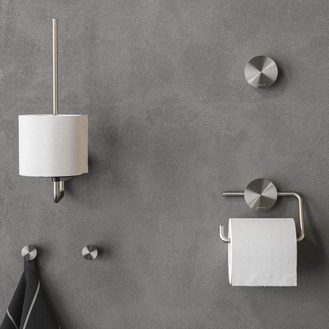 Geesa Opal  - Toiletpapirholder - Brushed Stainless Steel