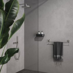 Geesa Opal  - Hndkldestang  60 cm - Brushed Stainless Steel