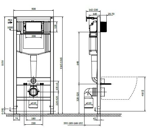 Aqua Nordic indbygningscisterne