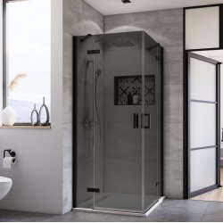 BREUER - BLACK EDITION - Panorama Brusehjrne - Dre med fast panel