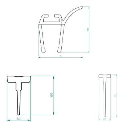 Breuer gummilister model PK1501