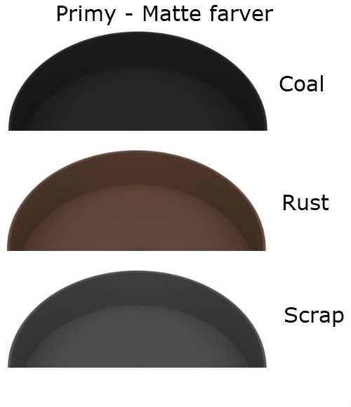 Primy Pop-Up Bundventil - Matte overflader