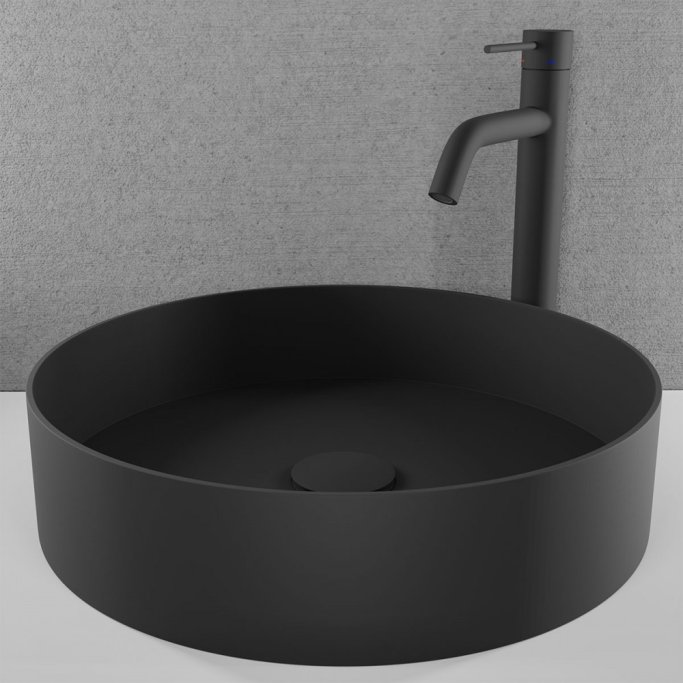 Primy Rare R stlvask - Coal 37,5 cm - Bordmontering