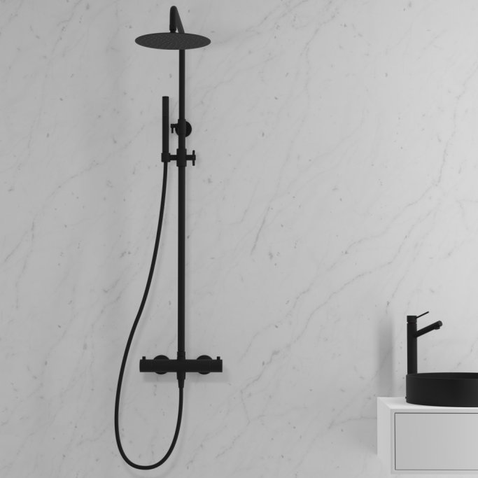 Primy Rare R stlvask - Coal 37,5 cm - Bordmontering