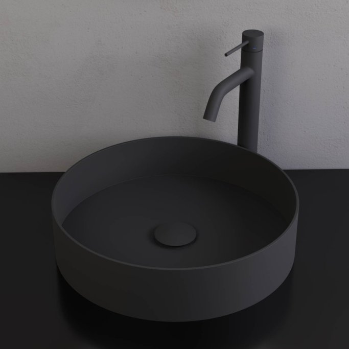 Primy Rare R stlvask - Coal 37,5 cm - Bordmontering