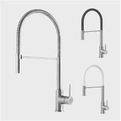 Primy Steel Pro- Kkkenarmatur m. skylletud - Flere varianter