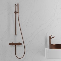 Primy Steel Rare R stlvask - Amber (kobber) 37,5 cm - Bordmontering