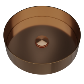 Primy Steel Rare R stlvask - Amber (kobber) 37,5 cm - Bordmontering