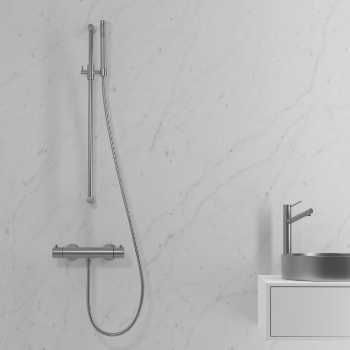 Primy Steel Rare R stlvask - Rustfrit Stl 37,5 cm - Bordmontering