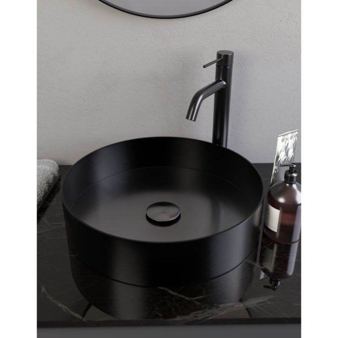 Primy Steel Rare R stlvask - Shadow  37,5 cm - Bordmontering