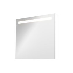 Proline 80 cm spejlskab - 2 lger - LED Lys - Mat Hvid