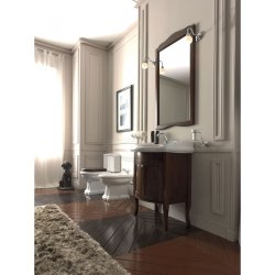 Retro Monoblocco gulvtoilet m. cisterne - Hvid - S-ls eller P-ls