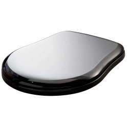 Retro tolietsde - Blank sort - 2 beslags farver