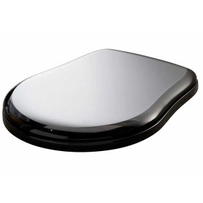 Retro tolietsde - Blank sort - 2 beslags farver