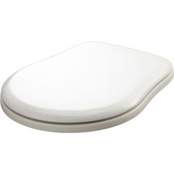 Retro tolietsde - Blank hvid - 2 beslags farver