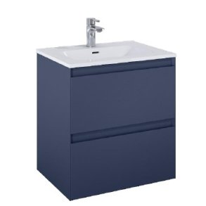 Sole - 60 cm Mbelst - 2 skuffer - 45 cm dyb - Mat Marinebl