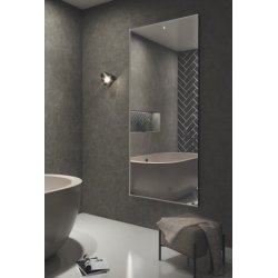 Firkantet spejl med direkte LED lys, SP19, Rammer i flere farver