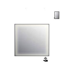 Firkantet spejl med direkte LED lys, SP19, Rammer i flere farver