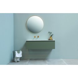 Rundt spejl med direkte LED lys, SP24, Rammer i flere farver