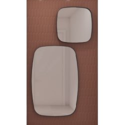 Superellipse spejl med ramme, SP29, Vlg imellem rammer i flere farver - Mange strrelser