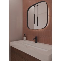 Superellipse spejl med LED Backlight, SP30, Vlg imellem rammer i flere farver