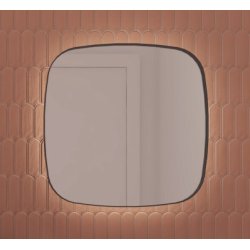 Superellipse spejl med LED Backlight, SP30, Vlg imellem rammer i flere farver