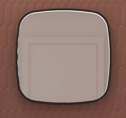 Superellipse spejl med Direkte LED lys, SP31, Vlg imellem rammer i flere farver - Mange strrelser